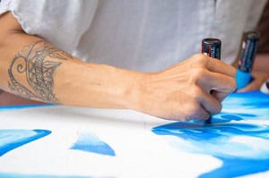 Water-based-Marker-on-canvas